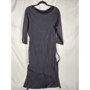 Lands End Women's Plus Super Soft Pullover Travel Athleisure Black Dress US/ 14w